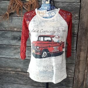 Xmas southern grace tee